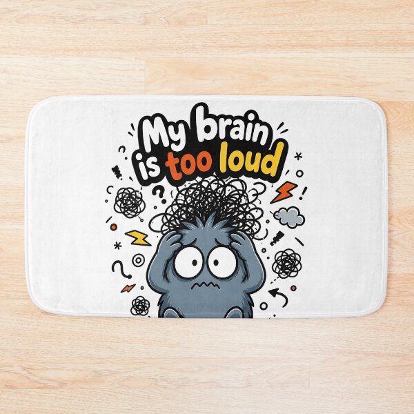 Item preview, My Brain Is Too Loud designed and sold by ZetaDream.