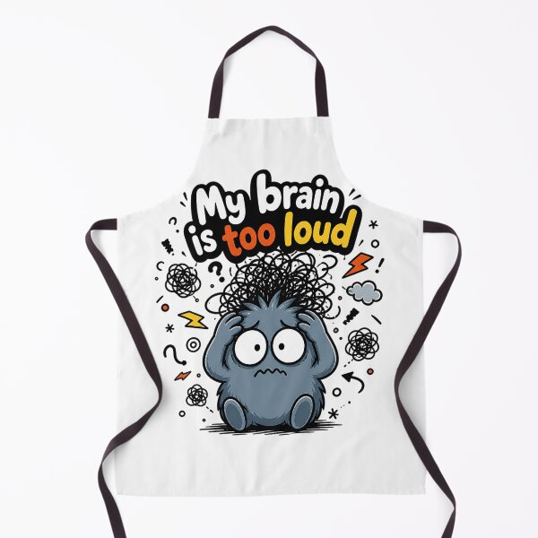 Item preview, My Brain Is Too Loud designed and sold by ZetaDream.