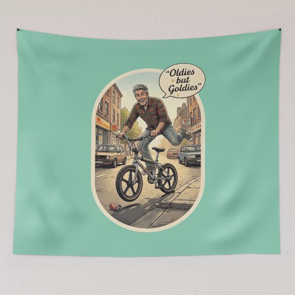 Item preview, Oldies but Goldies "Retro Bicycle" designed and sold by NEOCHRONOS.