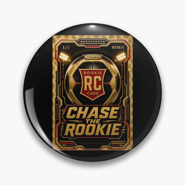 Item preview, Chase The Rookie – 1/1 Gold Holographic Soccer Card Design | Trading Card Collector T-Shirt designed and sold by Final Whistle Art.