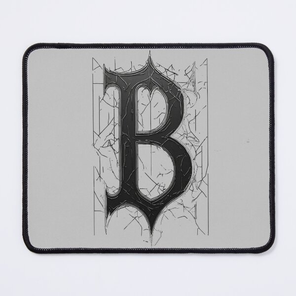 Item preview, Edgy Sharp Initial B Fragmented Art designed and sold by Digital Design Art.