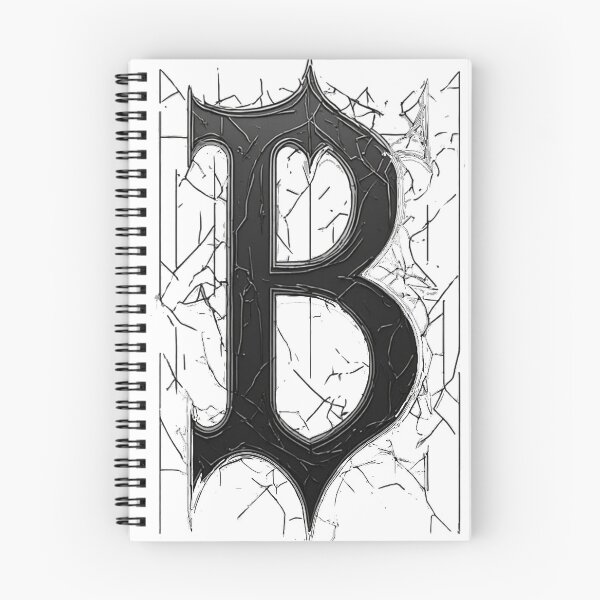 Item preview, Edgy Sharp Initial B Fragmented Art designed and sold by Digital Design Art.