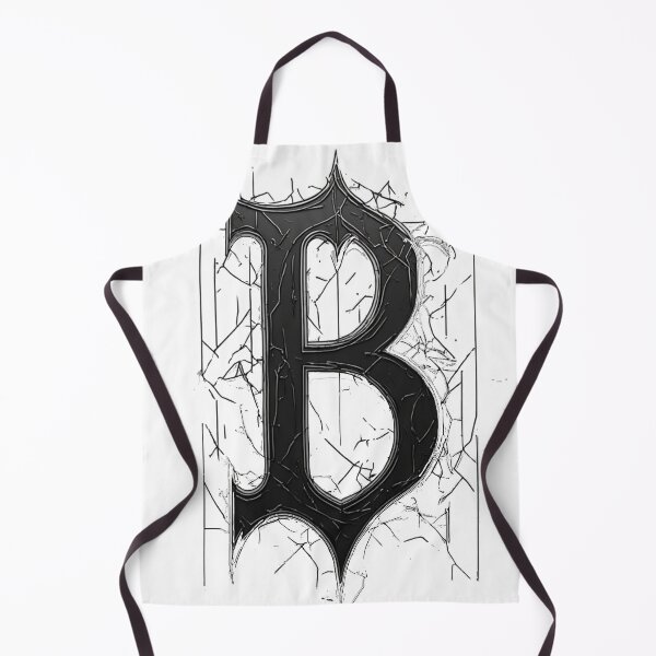 Item preview, Edgy Sharp Initial B Fragmented Art designed and sold by Digital Design Art.
