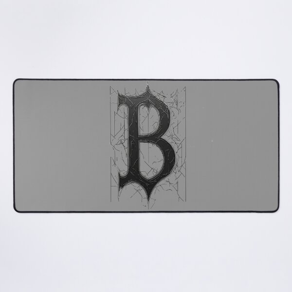 Item preview, Edgy Sharp Initial B Fragmented Art designed and sold by Digital Design Art.