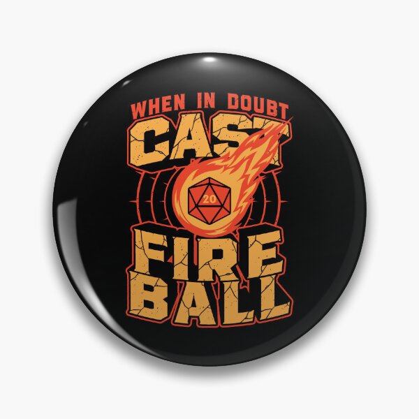Item preview, RPG Cast Fireball Quote designed and sold by Studio Mootant.