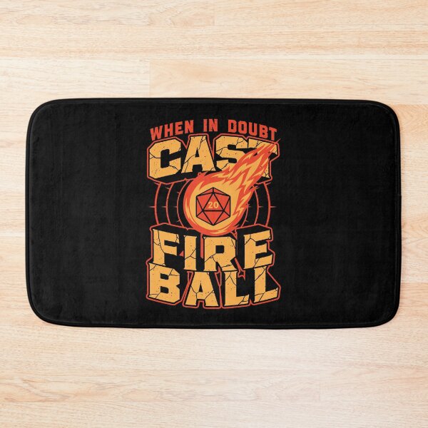 Item preview, RPG Cast Fireball Quote designed and sold by Studio Mootant.