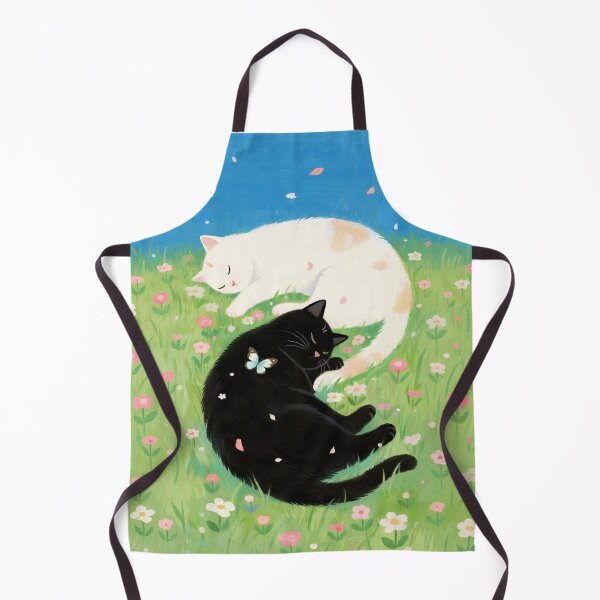 Item preview, Black cat and white cat designed and sold by xianxiu-ling.