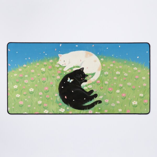 Item preview, Black cat and white cat designed and sold by xianxiu-ling.