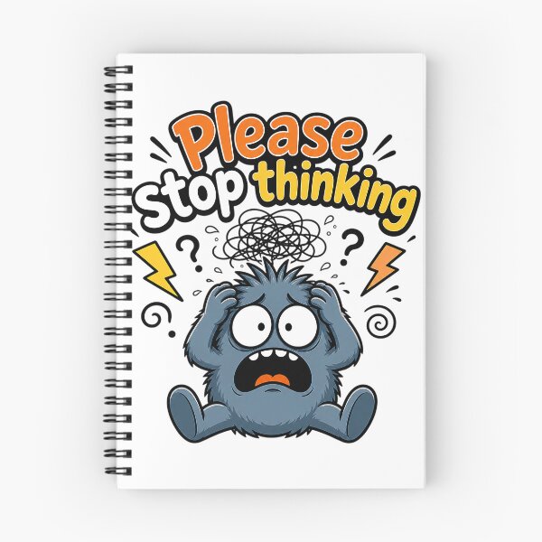 Item preview, Please Stop Thinking Anxiety Humor designed and sold by ZetaDream.