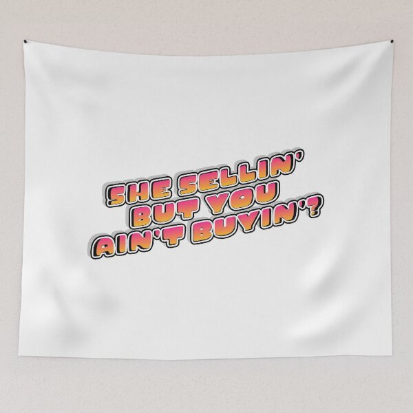 Item preview, She Sellin But You Ain't Buyin - RuPaul's Drag Race Quote Design designed and sold by QUEER MUGS.