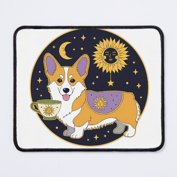 Item preview, Star Charm Corgi Sun and Moon Teacup Gift designed and sold by pumsquare.