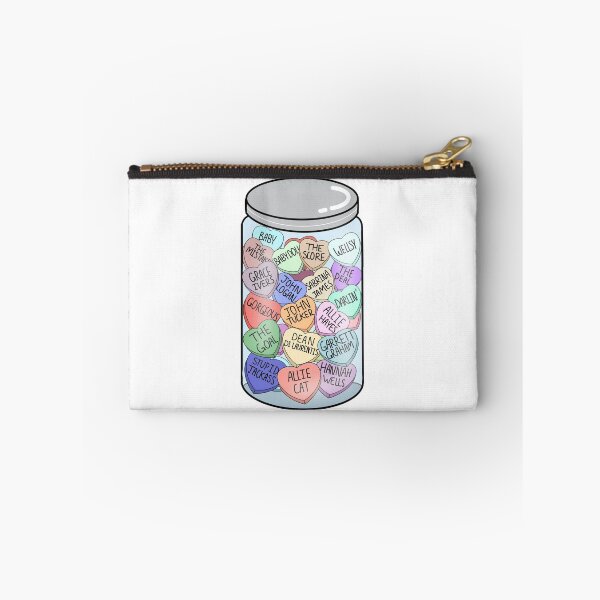 Item preview, Off campus candy hearts jar designed and sold by Artist Avenue.