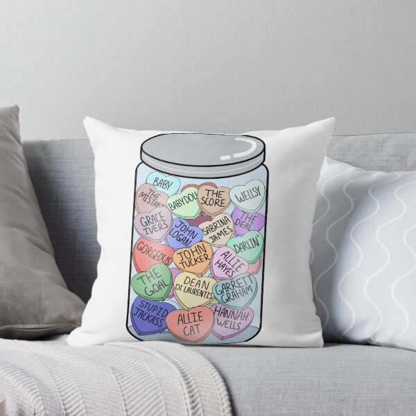 Item preview, Off campus candy hearts jar designed and sold by Artist Avenue.