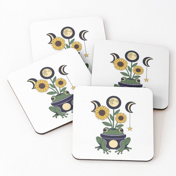 Item preview, Star Charm Frog Moon Phase Plant Pot Gift designed and sold by pumsquare.