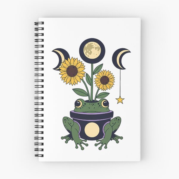 Item preview, Star Charm Frog Moon Phase Plant Pot Gift designed and sold by pumsquare.