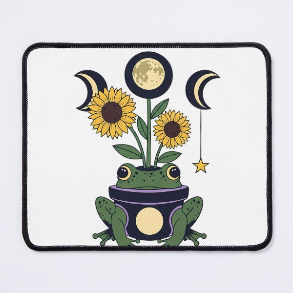 Item preview, Star Charm Frog Moon Phase Plant Pot Gift designed and sold by pumsquare.