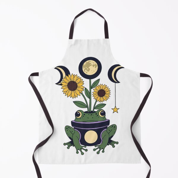 Item preview, Star Charm Frog Moon Phase Plant Pot Gift designed and sold by pumsquare.