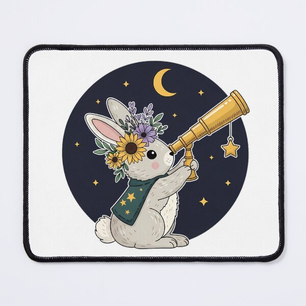 Item preview, Star Charm Bunny Golden Telescope Gift designed and sold by pumsquare.