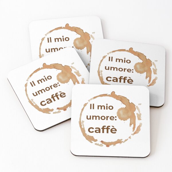 Item preview, Il Mio Umore: Caffè - Italian Coffee Lover Art designed and sold by ByIsnadStudio.