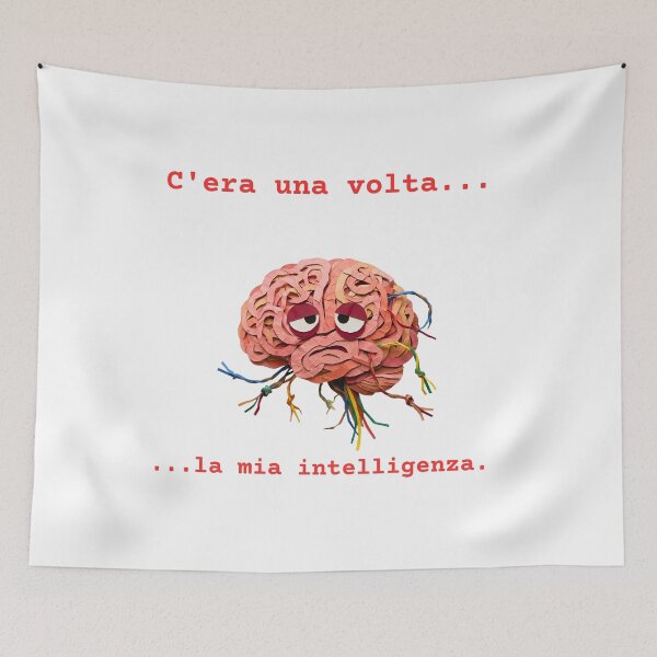 Item preview, C'era una volta la mia intelligenza  designed and sold by Papper-Ironic.