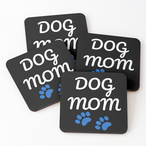 Item preview, Dog Mom T-Shirt White Text Cute Paw Print Design designed and sold by Bloomelle Studio.