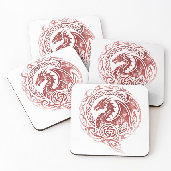 Item preview, Crimson Celtic Dragon Emblem  designed and sold by Jaideep Walia.