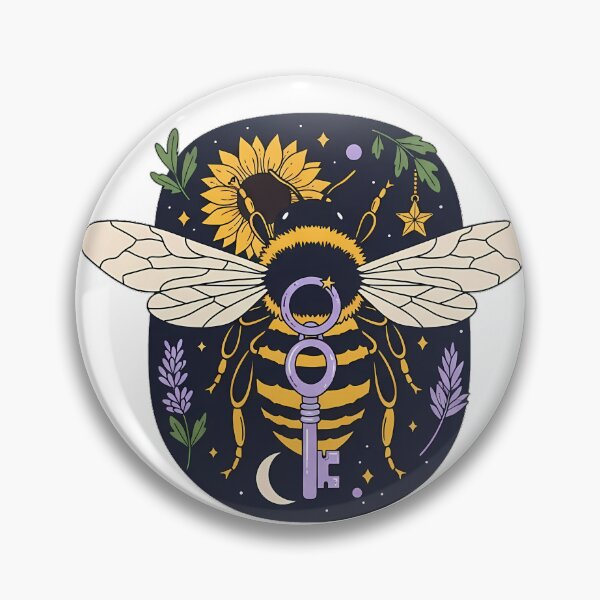 Item preview, Star Charm Bee Lavender Moon Key Gift designed and sold by pumsquare.