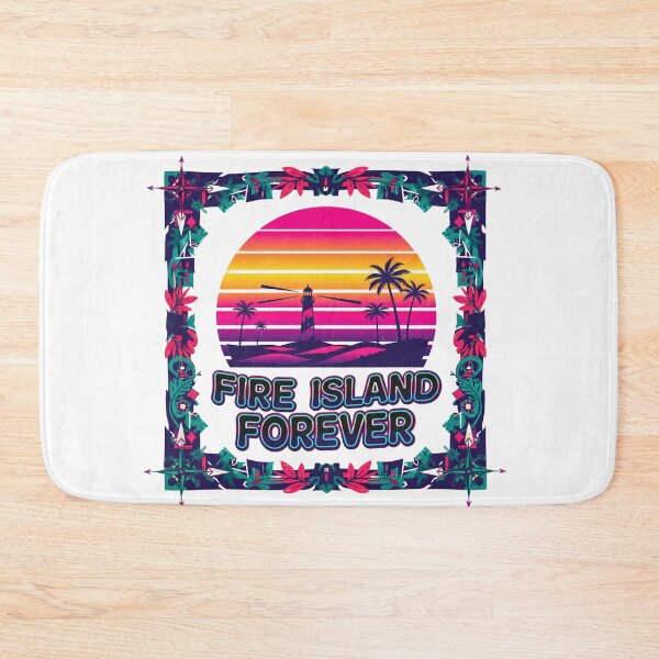 Item preview, Fire Island Forever Retro Sunset Beach NY Coastal Vintage Souvenir designed and sold by FitEnvy.