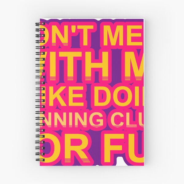 Item preview, Don'T Mess With I Like Doing Running Clubs For Fun designed and sold by TheIconSmith.