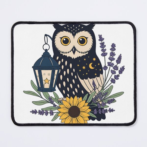 Item preview, Owl Lavender Sprigs Starry Garden Lantern Gift designed and sold by pumsquare.