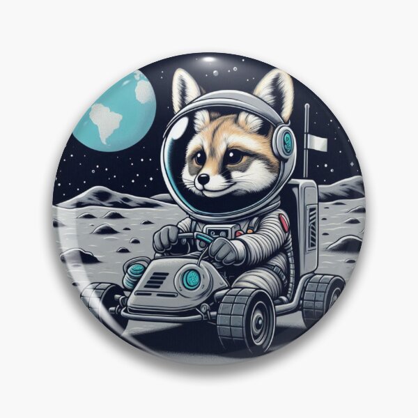 Item preview, Astronaut Fennec Fox – Lunar Rover Adventure designed and sold by Dogandesighn.