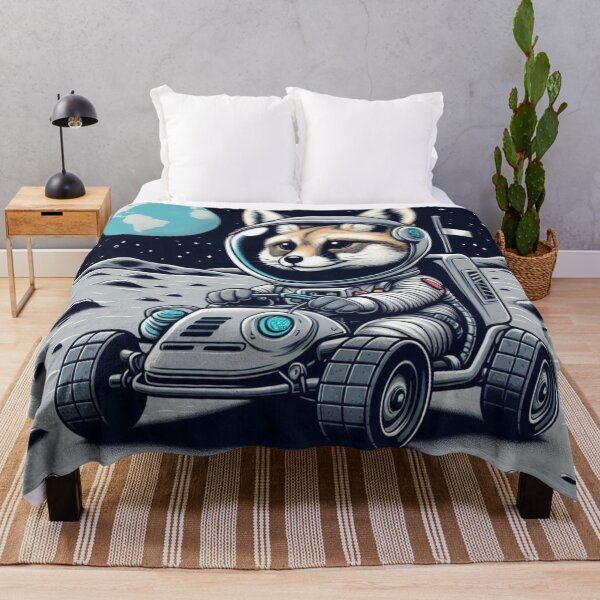 Item preview, Astronaut Fennec Fox – Lunar Rover Adventure designed and sold by Dogandesighn.