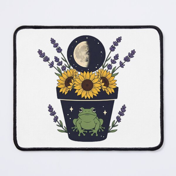Item preview, Frog Lavender Sprigs Moon Phase Plant Pot Gift designed and sold by pumsquare.