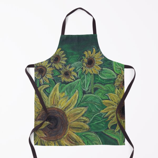 Item preview, Sunflowers in chalk pastel art. designed and sold by DebTheZeb.