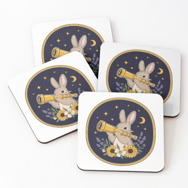 Item preview, Bunny Lavender Sprigs Golden Telescope Gift designed and sold by pumsquare.