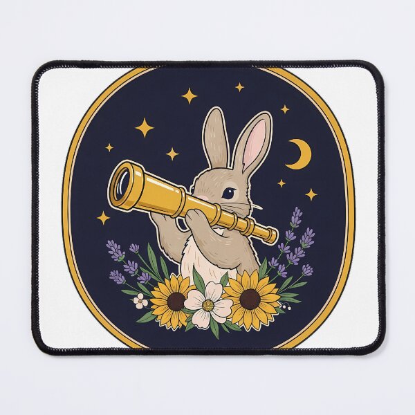 Item preview, Bunny Lavender Sprigs Golden Telescope Gift designed and sold by pumsquare.