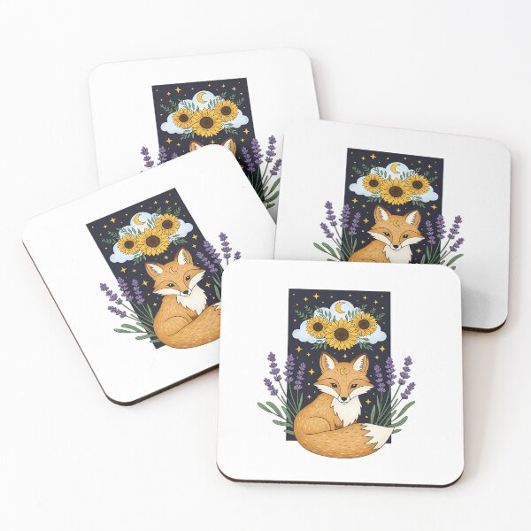 Item preview, Fox Lavender Sprigs Cloud and Sunflower Cluster Gift designed and sold by pumsquare.