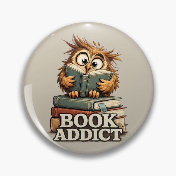Item preview, Book Addict Owl Cute Reading Lover Design designed and sold by ChirpInc.