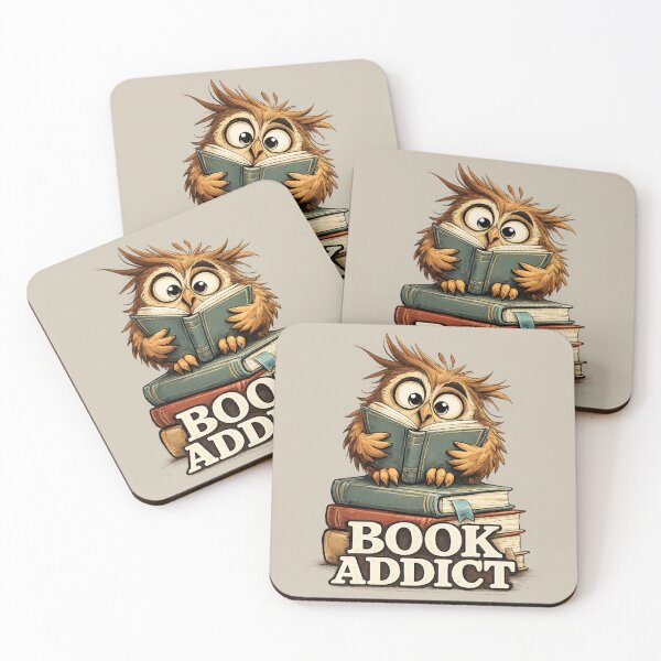 Item preview, Book Addict Owl Cute Reading Lover Design designed and sold by ChirpInc.