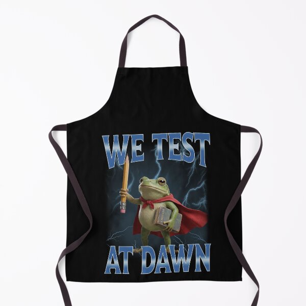 Item preview, Teacher Frog We Test At Dawn Test Day Coordinator Final Exam designed and sold by elderberry.
