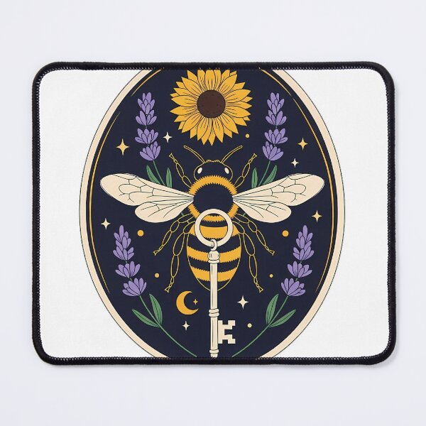 Item preview, Bee Lavender Sprigs Lavender Moon Key Gift designed and sold by pumsquare.