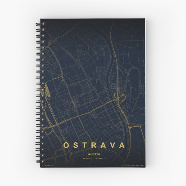 Item preview, Ostrava Map designed and sold by EmilyCostume.