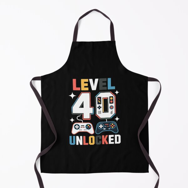 Item preview, Level 40 Unlocked Funny Video Game 40th Birthday designed and sold by OlyvieArt.
