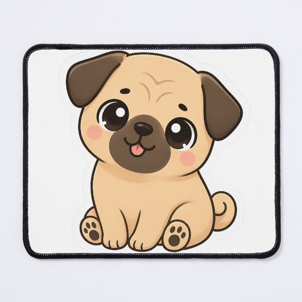 Item preview, Kawaii Pug designed and sold by QUEENTYLERXO.