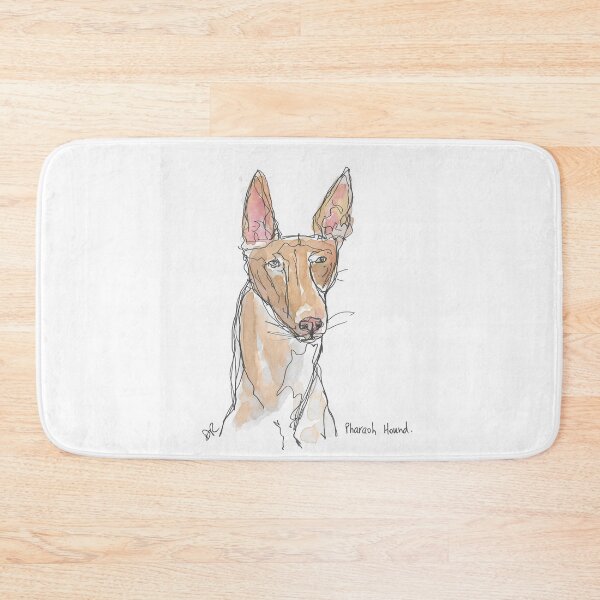 Artikelvorschau, Pharaoh Hound Strichzeichnung entworfen und verkauft von DebTheZeb.