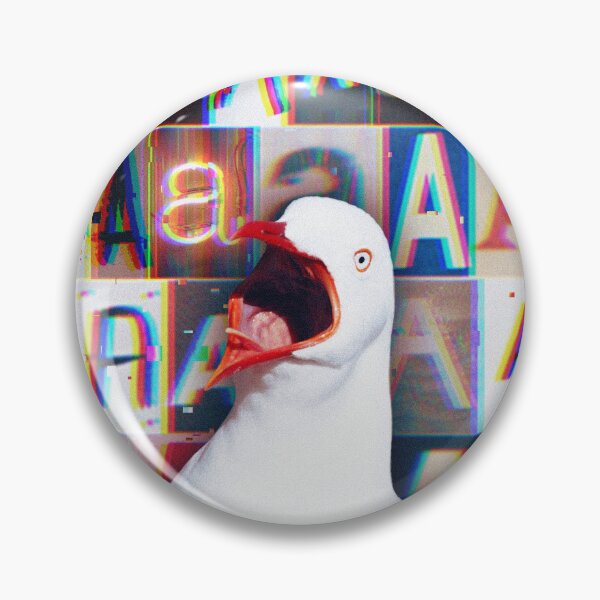 Item preview, Screaming Seagull Digital Collage Print designed and sold by Julia Sol.