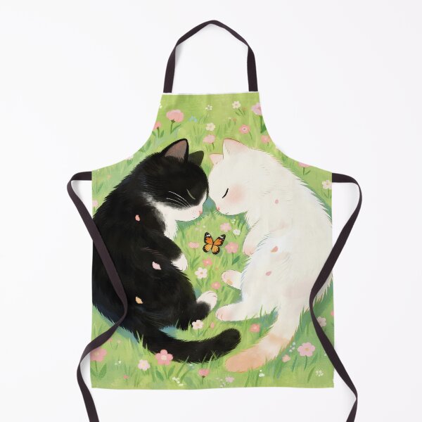 Item preview, Black cat and white cat designed and sold by xianxiu-ling.