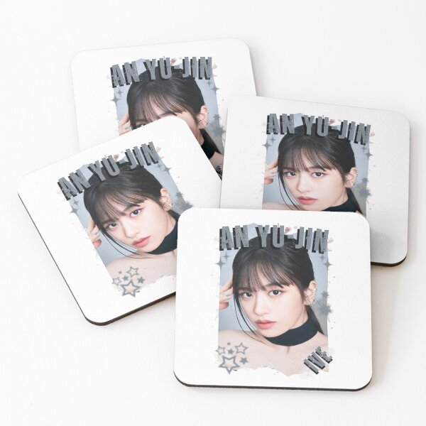 Item preview, Ivee Kpop An Yu-jin Group Girl Members Retro Scrapbook Kpop Collage Design designed and sold by HELL0WBELLO.