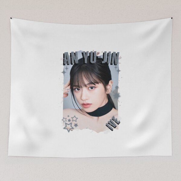 Item preview, Ivee Kpop An Yu-jin Group Girl Members Retro Scrapbook Kpop Collage Design designed and sold by HELL0WBELLO.