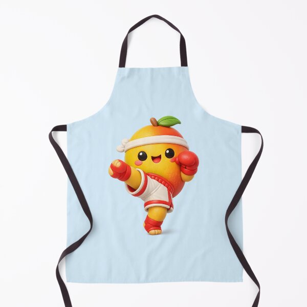 Item preview, Kawaii Mango Kickboxer | Cute Fruit Fighter 3D CGI Gym Character designed and sold by Moons Studio.